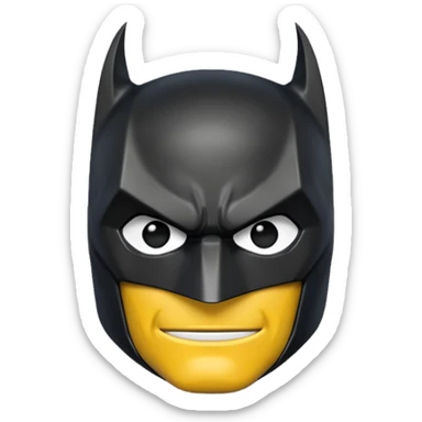 El logo de batman solo el logo sticker