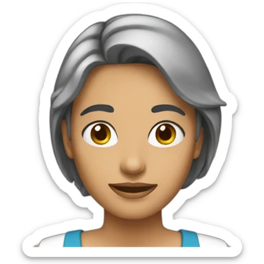 mujer de 38 años sticker