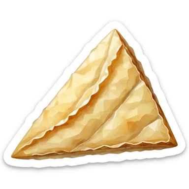 bacalhau salgado seco, triangular sticker