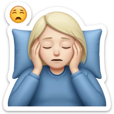 Sleep problems sticker