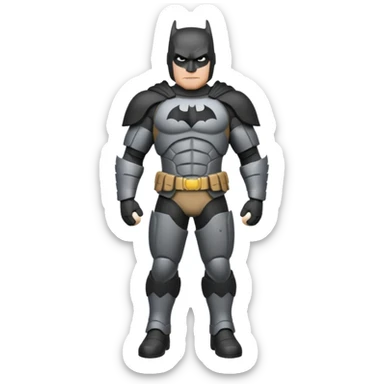 caucasian batman full body armour sticker