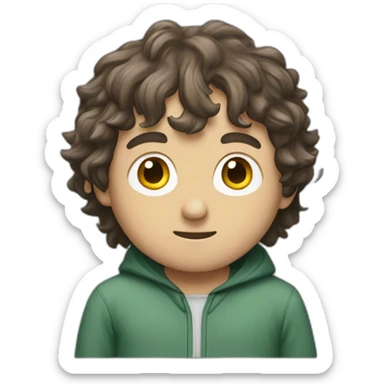 Frodo wearing a tracksuit  sticker