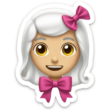 Bow sticker