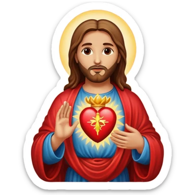 Sacred heart of Jesus  sticker