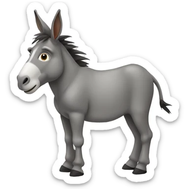 Donkey sticker