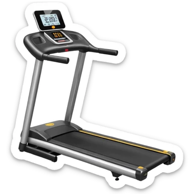 cinta de correr gimnasio sticker
