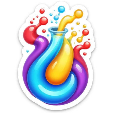 Chemical reaction  sticker