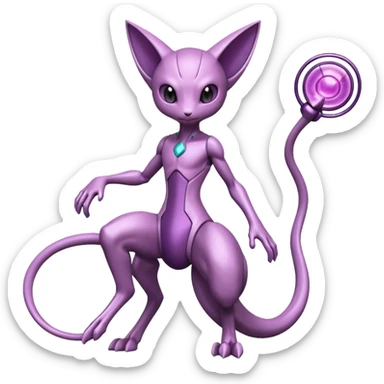 Mewtwo-Bisharp-Genesect-Deoxys-Espeon-alien-hybrid-fusion sticker