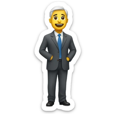 economista trabajando sticker