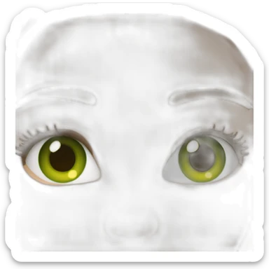 lasik eye surgery mask brunette green eyes sticker