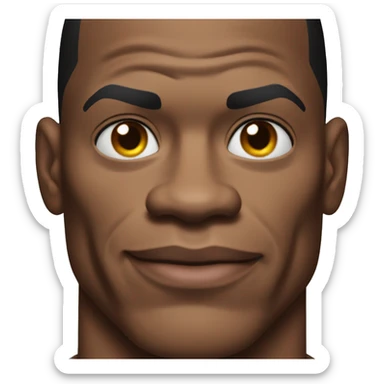 Black John Cena sticker