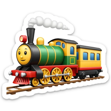  toy train pist sticker