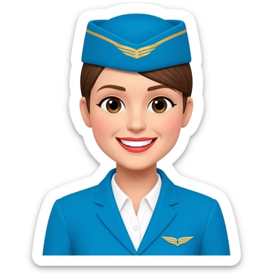 Stewardesa emirates sticker