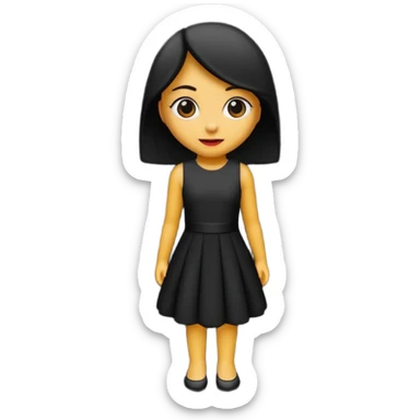 dans eden kadın sticker