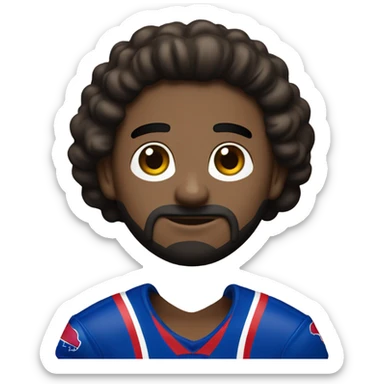 A buffalo bills themed number 56 sticker