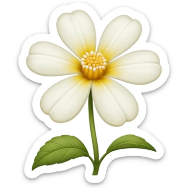 Flor margarita sin verde sticker