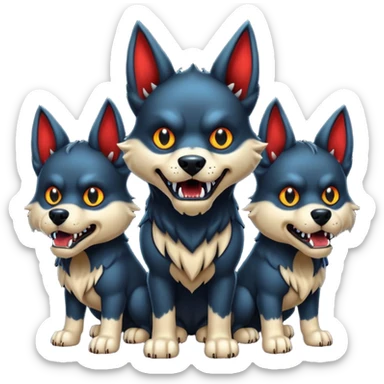 cerberus mythological creatures sticker