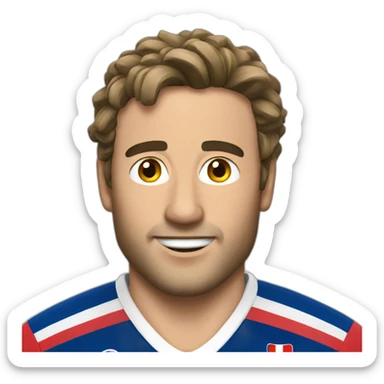 French rugbyman sticker