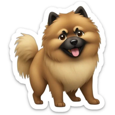 Eurasier make a dab sticker