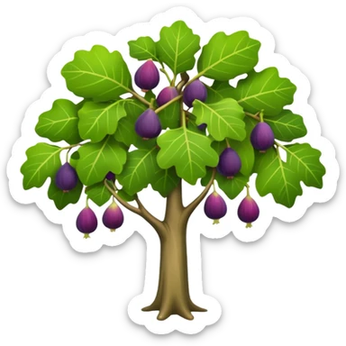 fig tree  sticker