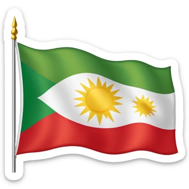 Kurdistan flag sticker