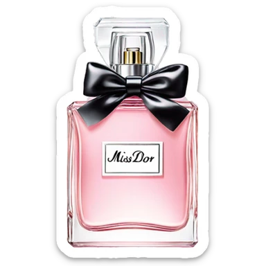 Miss dior perfume sticker