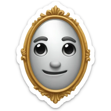 mirror sticker