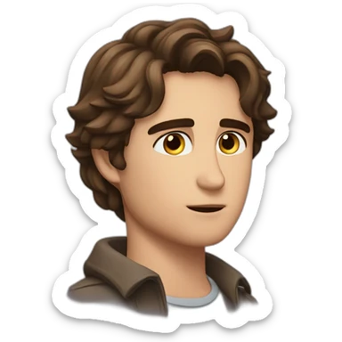 diego boneta thinking sticker