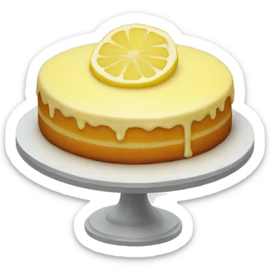 Lemon cake sticker