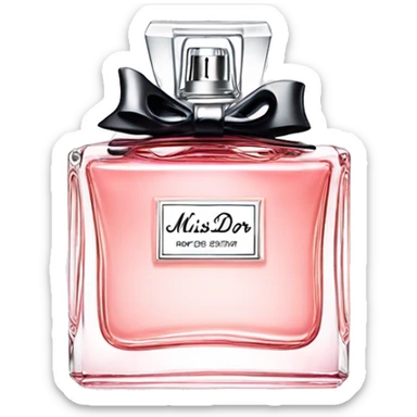 Miss dior perfume sticker