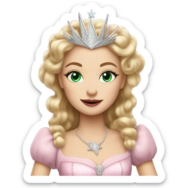 Glinda from the new wicked movie sticker
