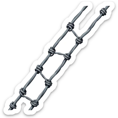 horizontal barb wire sticker