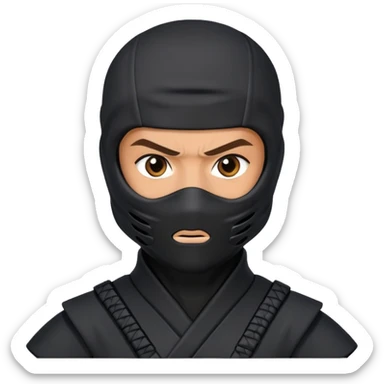 Movie star ninja  sticker
