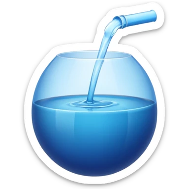 blue sebrosele bim jus sticker