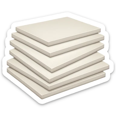 Stack of stretched canvases sticker