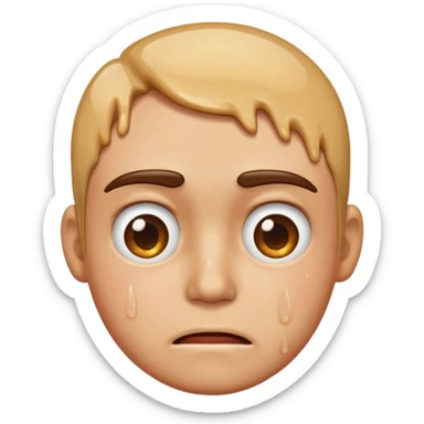 Head in a toilet sticker