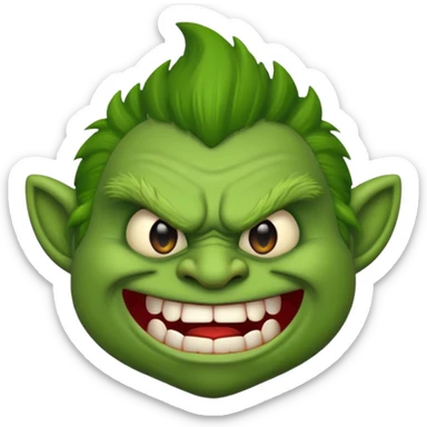 troll emoji sticker