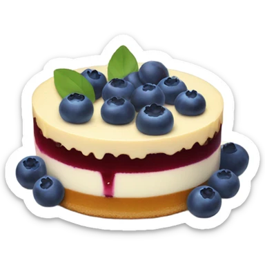 blueberry cheesecake  sticker
