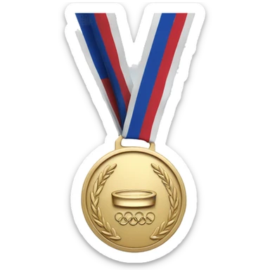 2024 Paris Olympic 1st Place Medal sticker