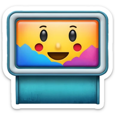 billboard on the street sticker