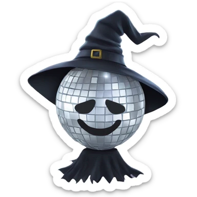 Witch disco ball ￼ sticker