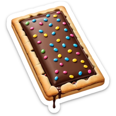 Chocolate pop tart  sticker