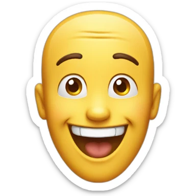 happy smilling emoji sticker