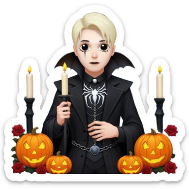 Chris motionless  🕸🦇🎃🥀⚰️🖤🪦⛓🕯🎶🎤 sticker