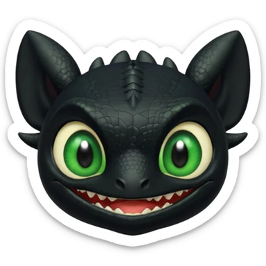 toothless sticker