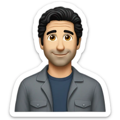 Ross geller sticker