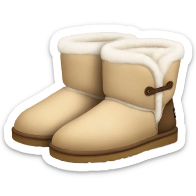 Ugg slippers sticker