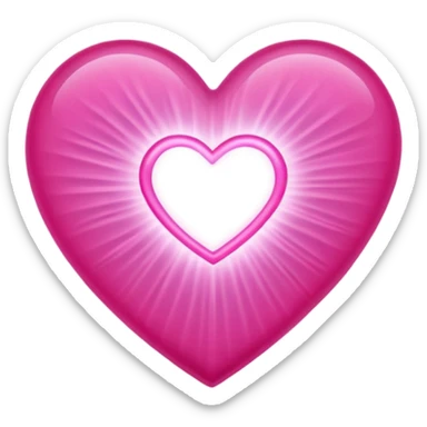 heart with K-pop fan light ocean sticker