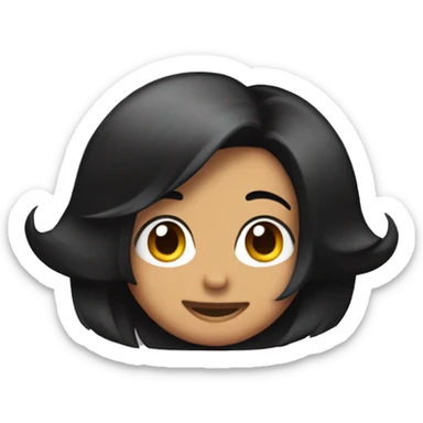 Bob haircut with Mickey Mouse ears sticker