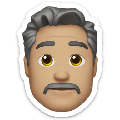 Tony Stark high-ego sticker